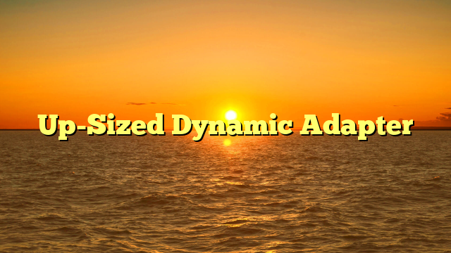 Up-Sized Dynamic Adapter